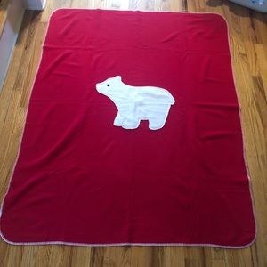 Land’s End Polar Bear throw blanket